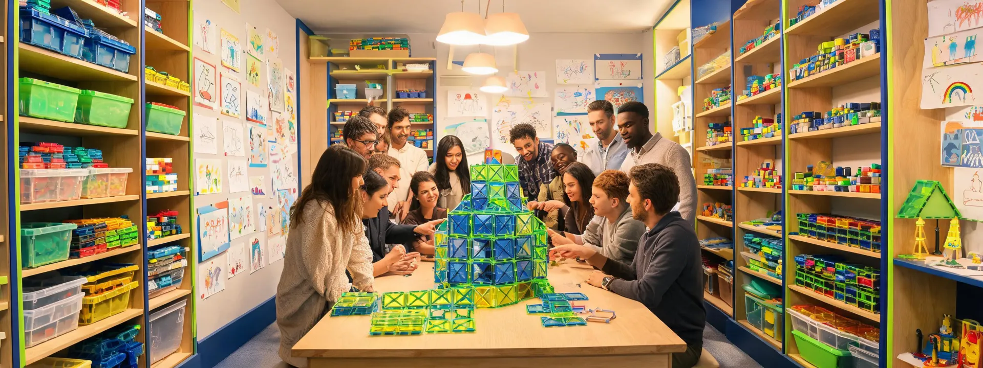 Magna Tiles brand story play table